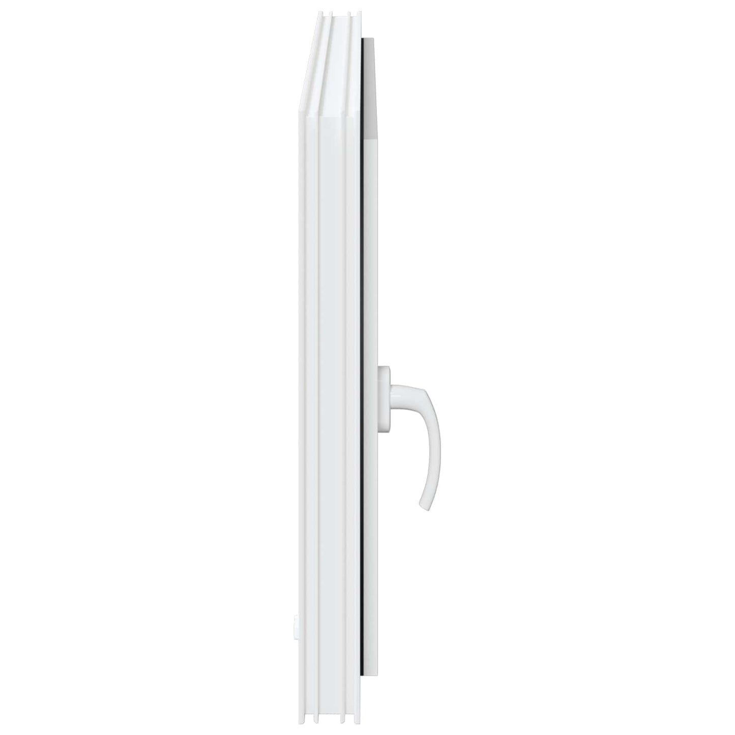 Kjølevindu RISOR 100 x 60 cm PVC og glass Hvit