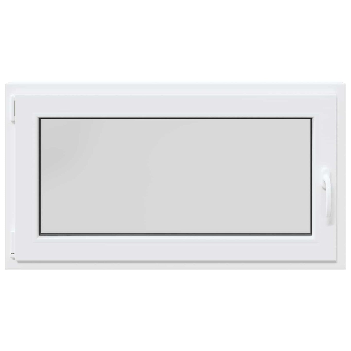 Kjølevindu RISOR 110 x 60 cm PVC og glass Hvit