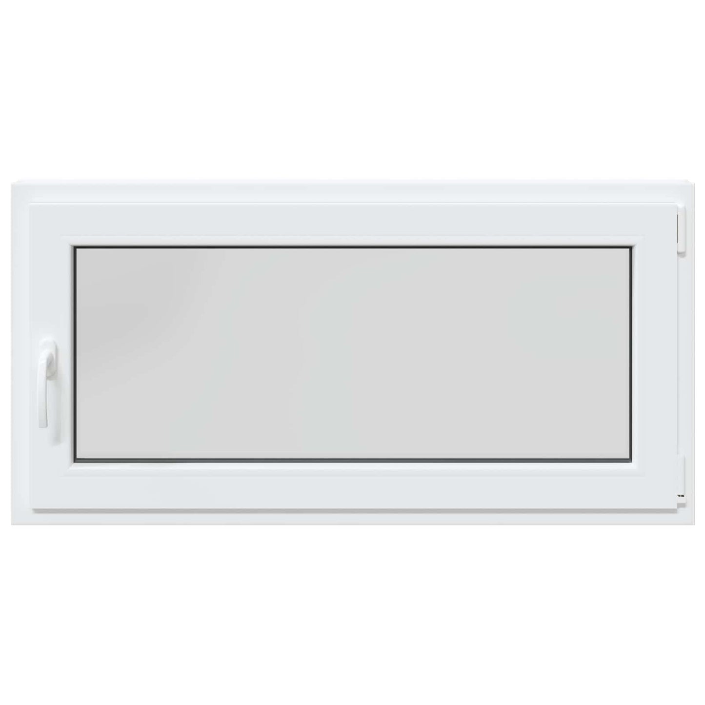 Kjølevindu RISOR 120 x 60 cm PVC og glass Hvit