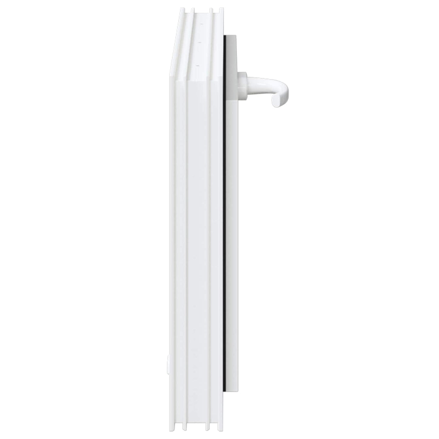 Kjølevindu RISOR 60 x 40 cm PVC og glass Hvit