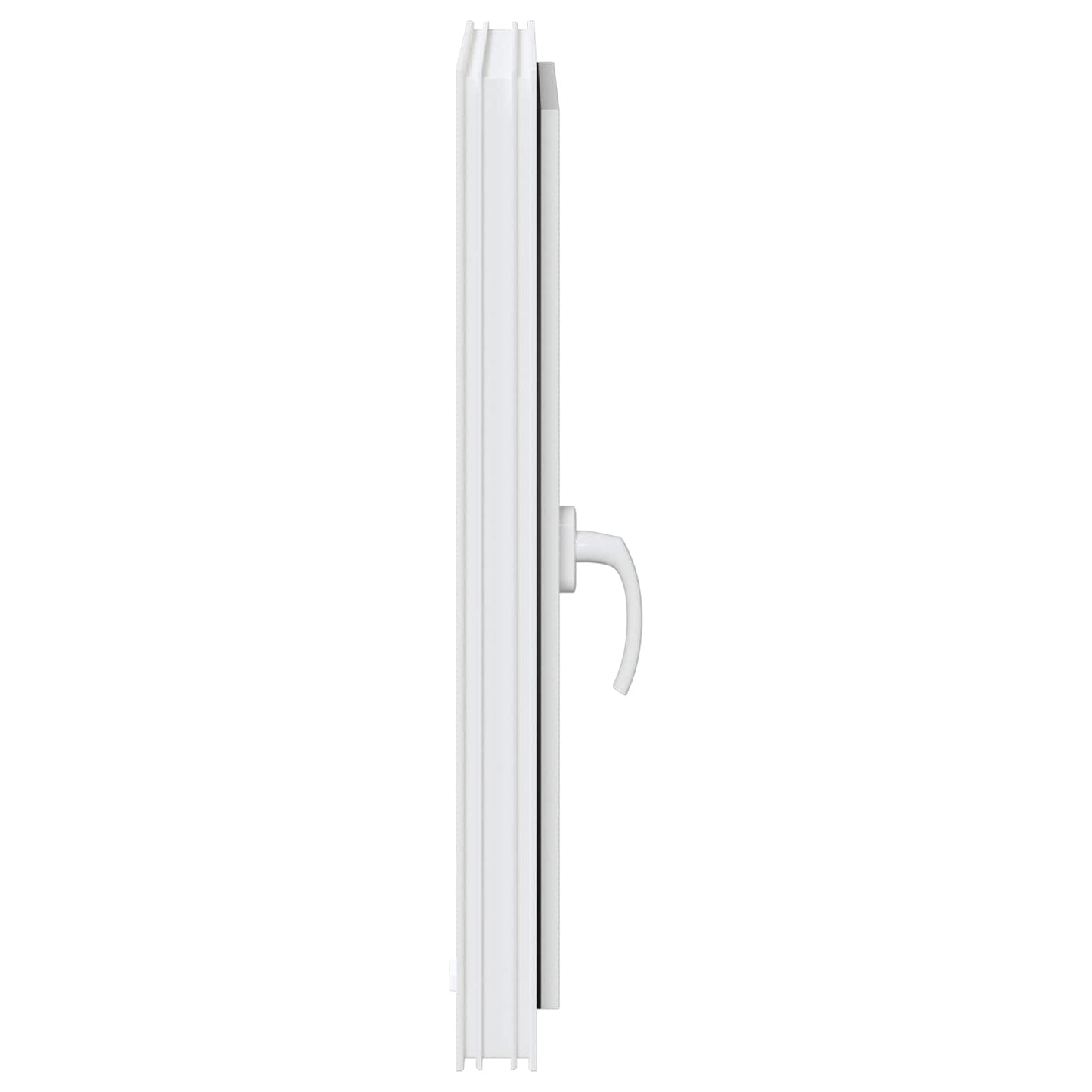 Kjølevindu RISOR 50 x 75 cm PVC og glass Hvit