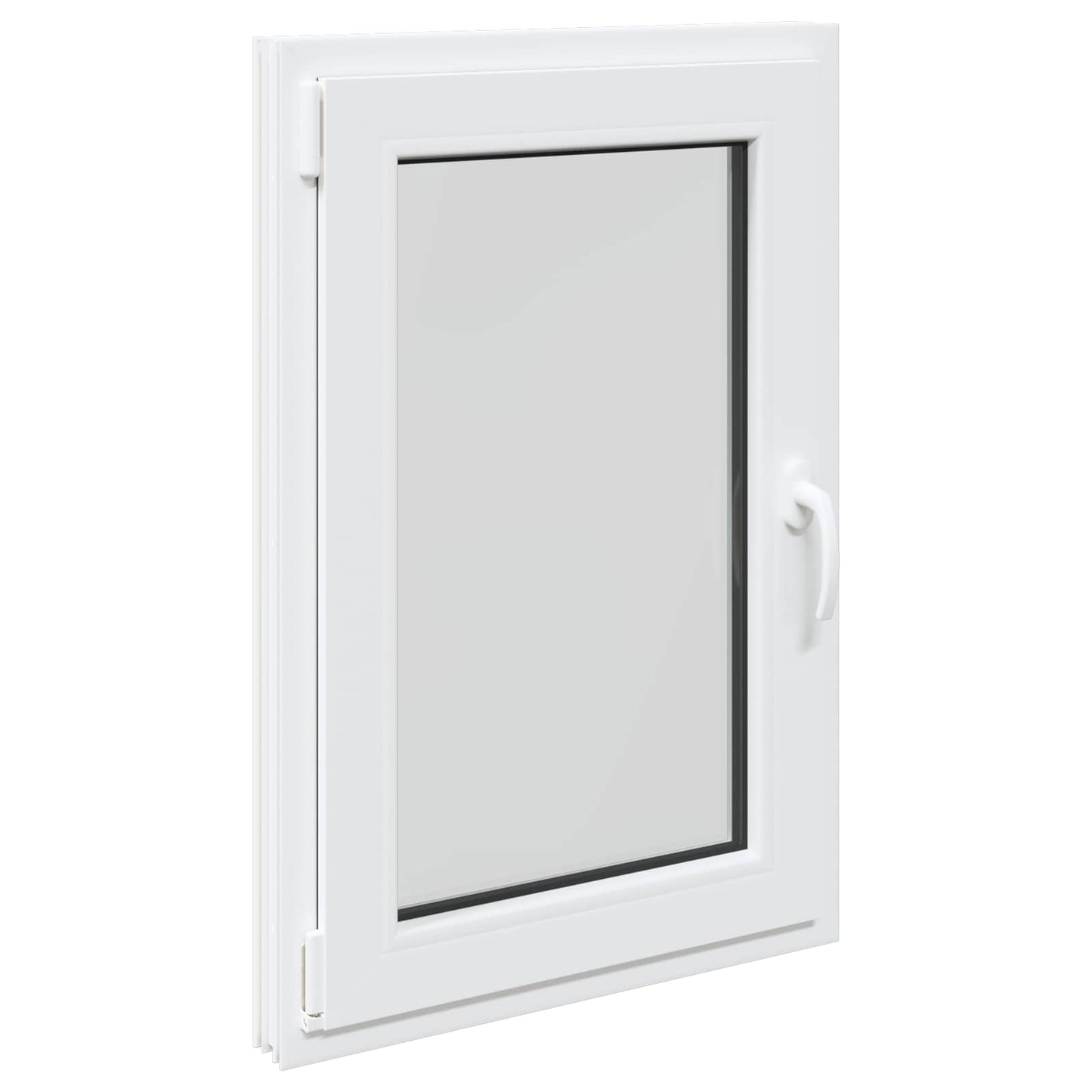 Kjølevindu RISOR 60 x 100 cm PVC og glass Hvit