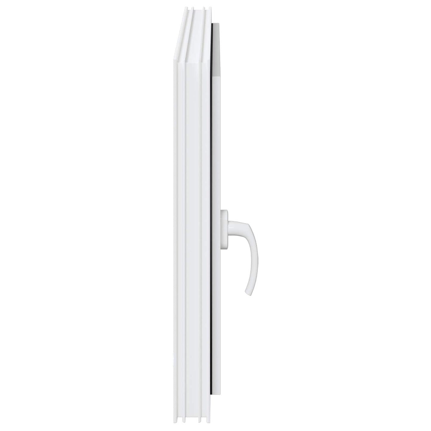 Kjølevindu RISOR 90 x 60 cm PVC og glass Hvit