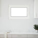 Kjølevindu RISOR 100 x 50 cm PVC og glass Hvit
