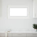 Kjølevindu RISOR 100 x 60 cm PVC og glass Hvit