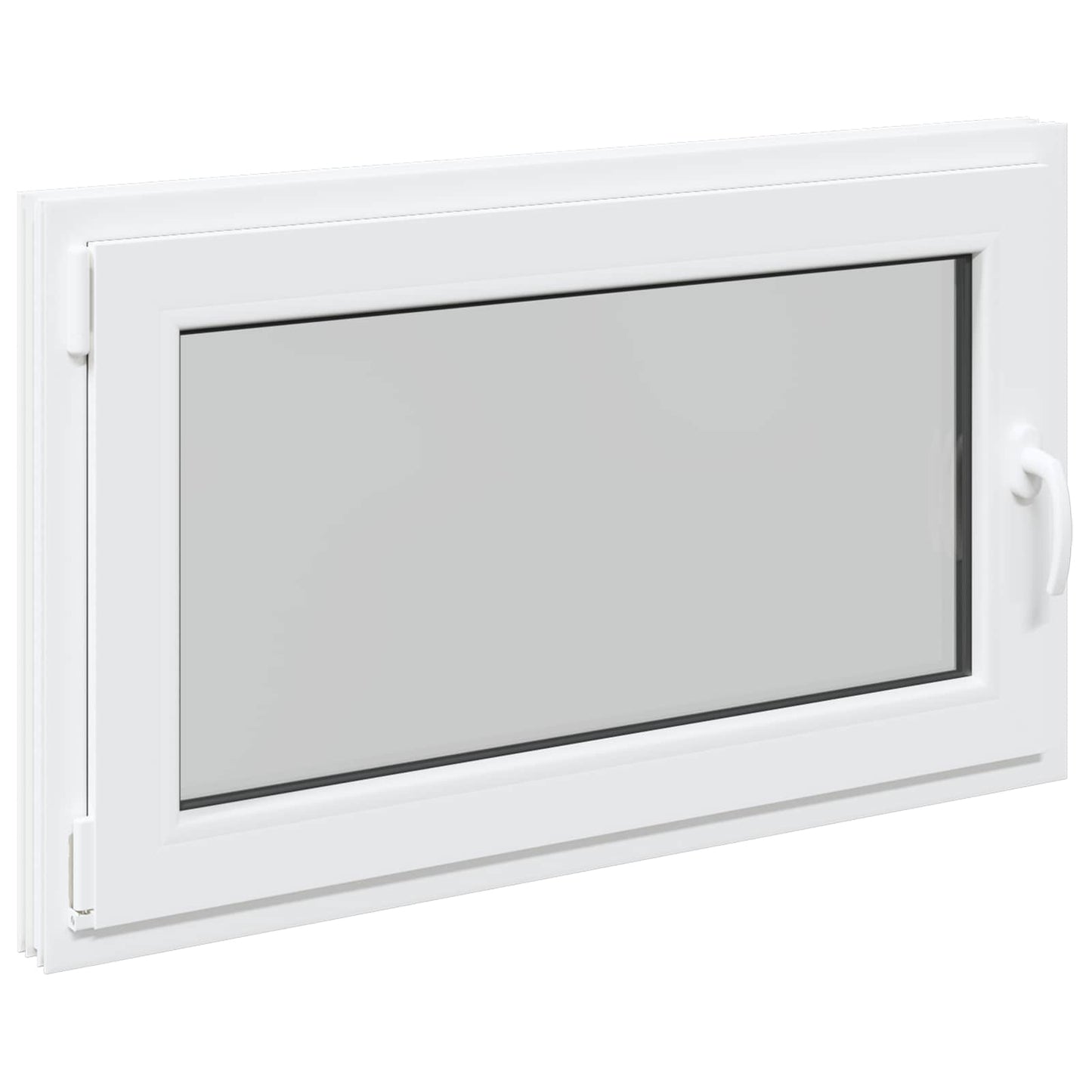 Kjølevindu RISOR 100 x 60 cm PVC og glass Hvit