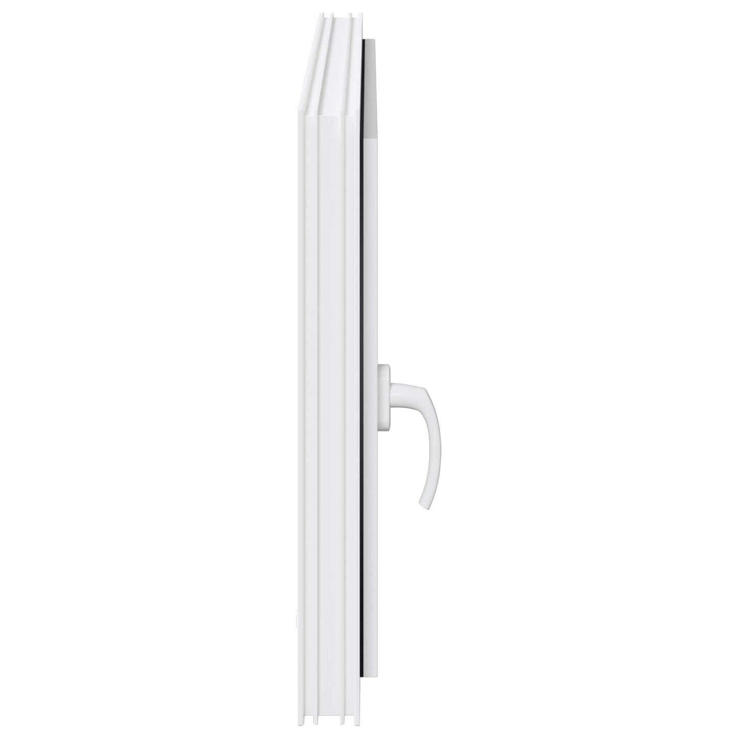 Kjølevindu RISOR 100 x 70 cm PVC og glass Hvit