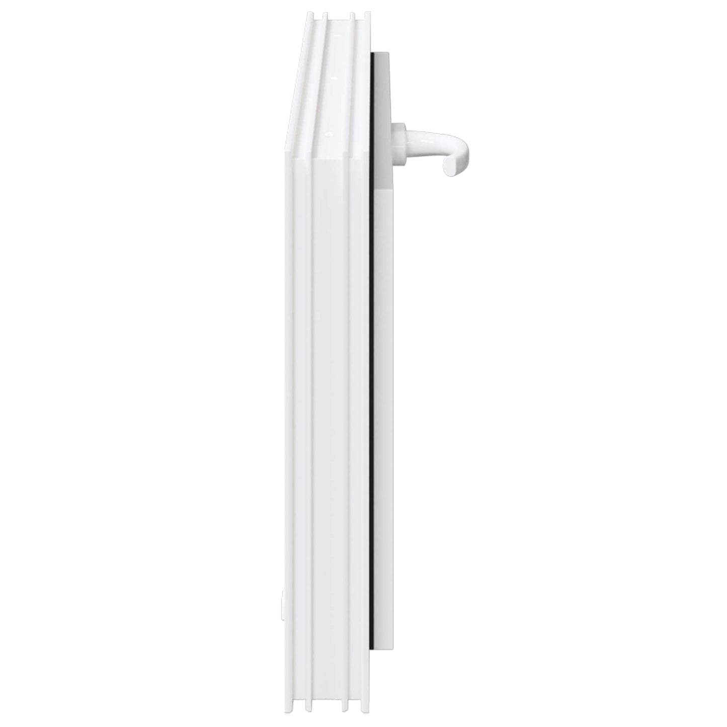 Kjølevindu RISOR 80 x 40 cm PVC og glass Hvit