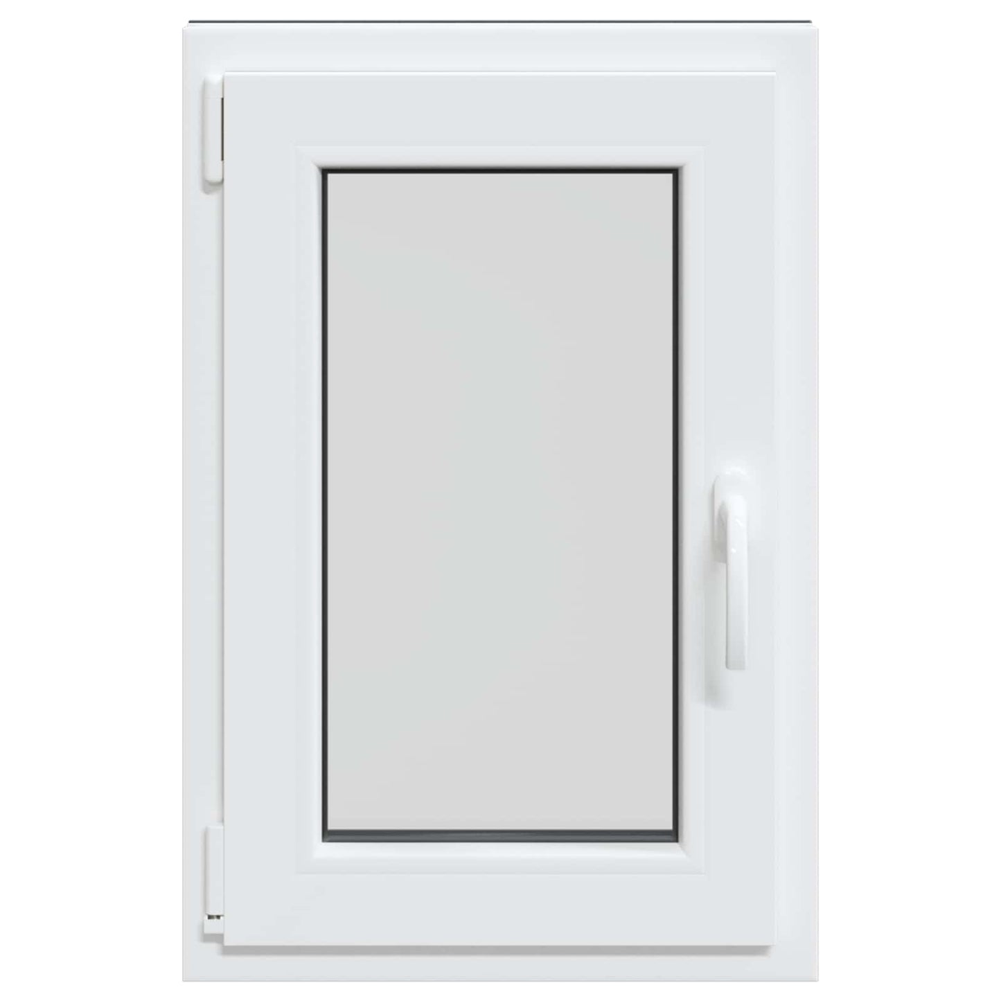 Kjølevindu RISOR 50 x 75 cm PVC og glass Antrasitt