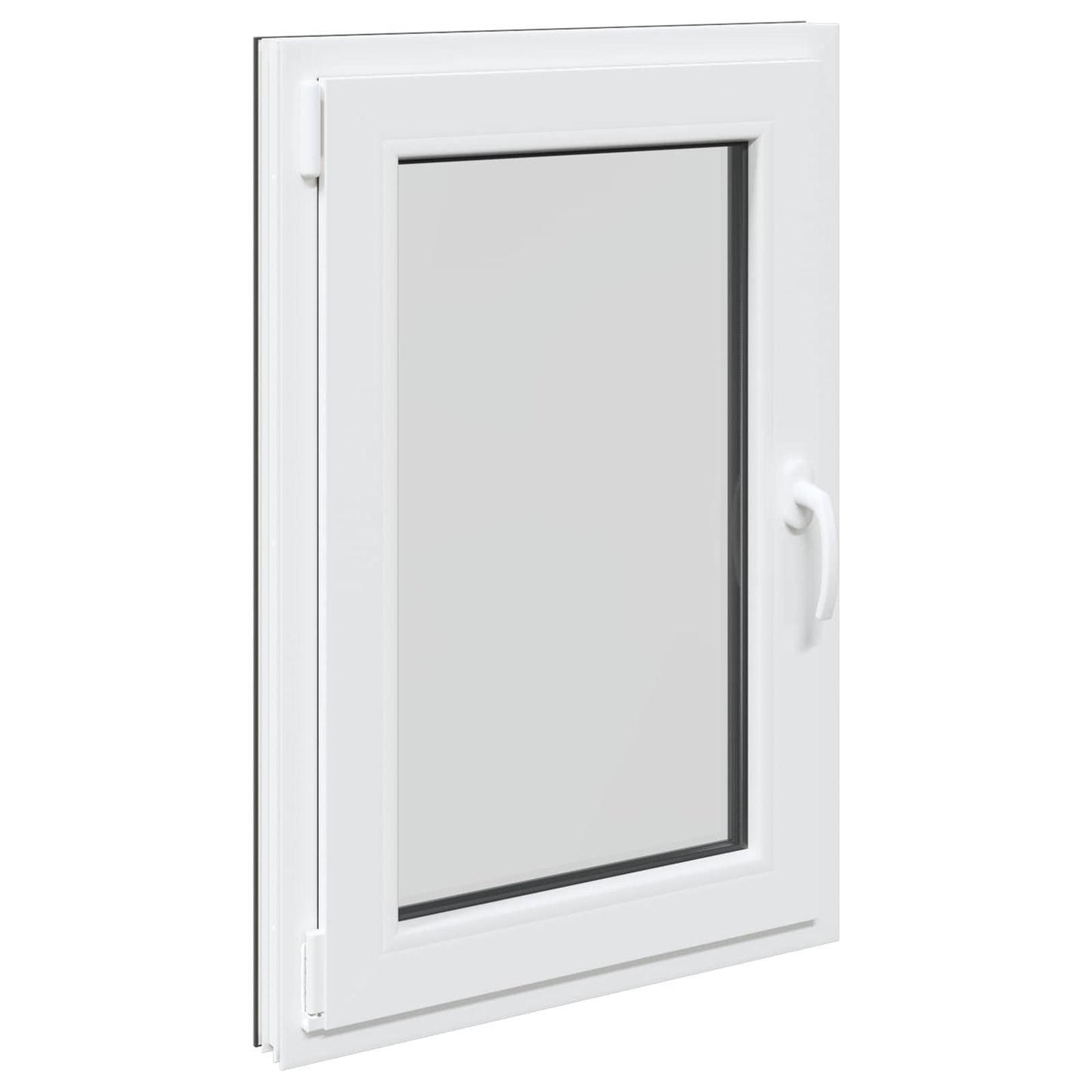 Kjølevindu RISOR 60 x 90 cm PVC og glass Antrasitt