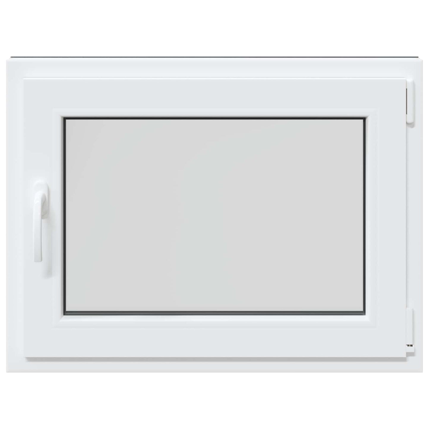 Kjølevindu RISOR 80 x 50 cm PVC og glass Antrasitt