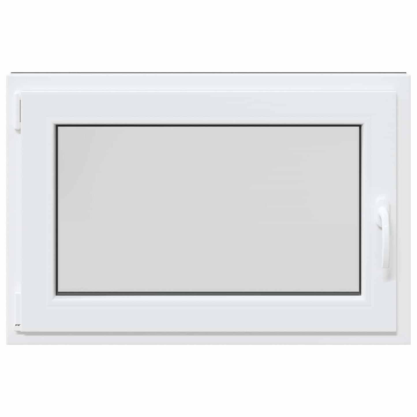 Kjølevindu RISOR 90 x 60 cm PVC og glass Antrasitt