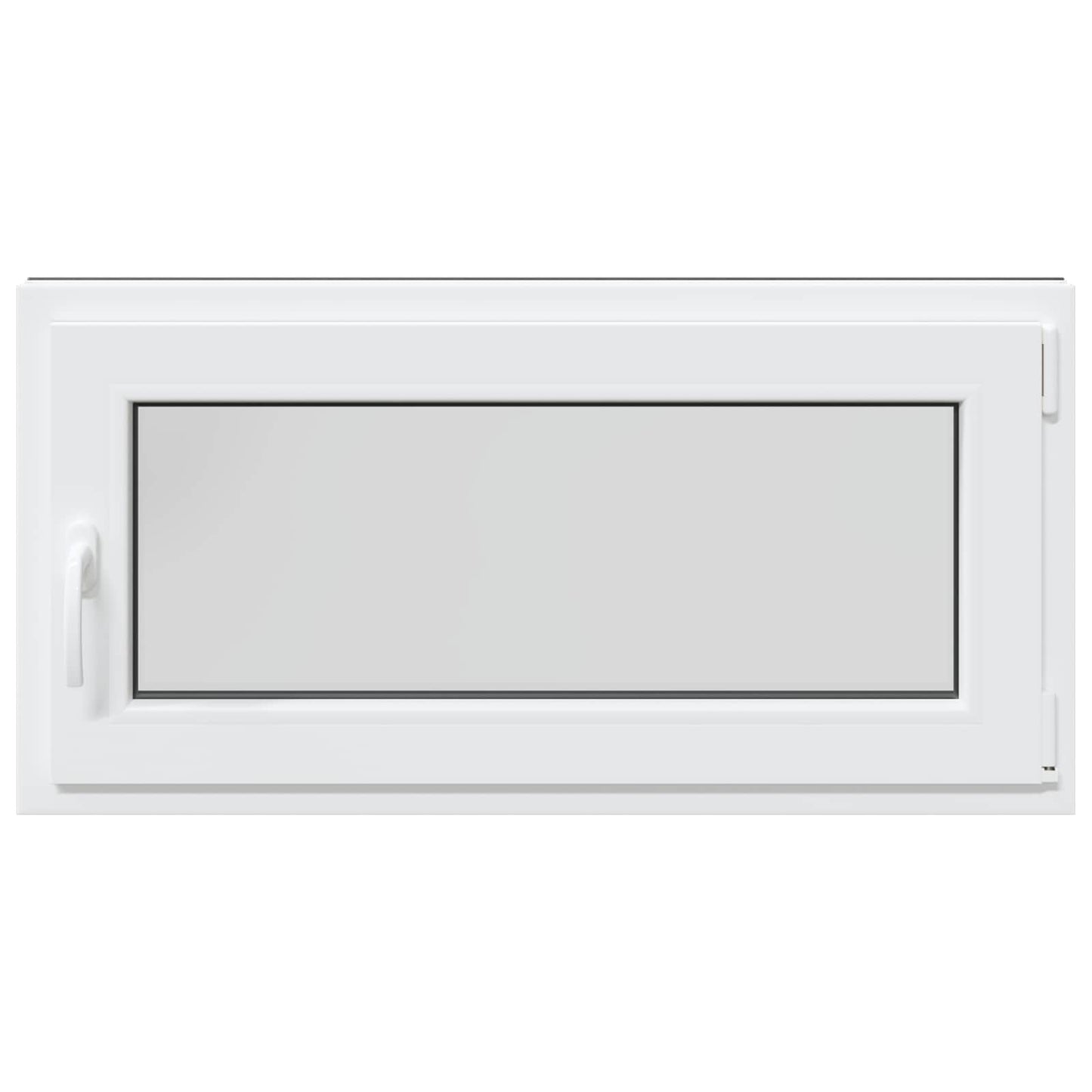 Kjølevindu RISOR 100 x 50 cm PVC og glass Antrasitt