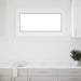 Kjølevindu RISOR 110 x 50 cm PVC og glass Antrasitt