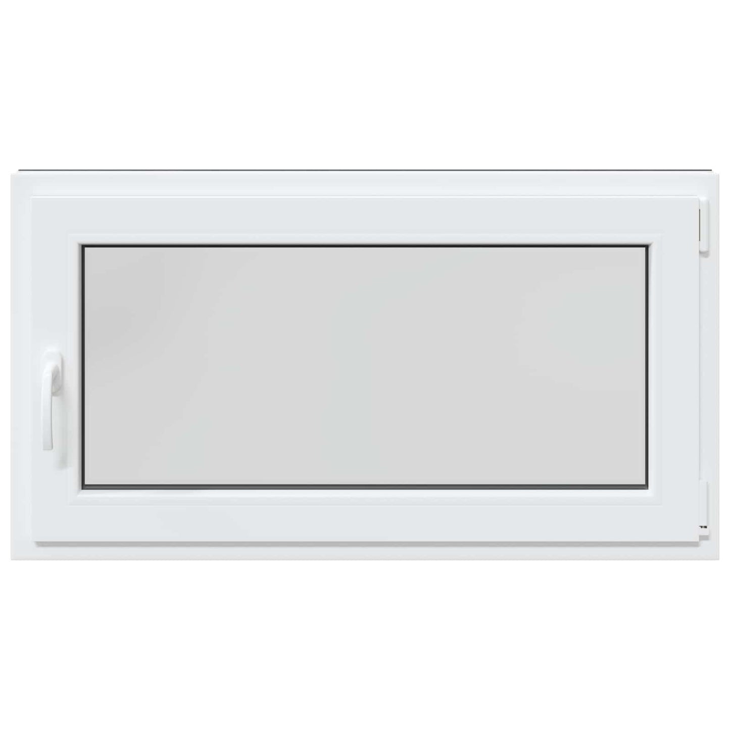 Kjølevindu RISOR 110 x 60 cm PVC og glass Antrasitt