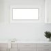 Kjølevindu RISOR 110 x 60 cm PVC og glass Antrasitt