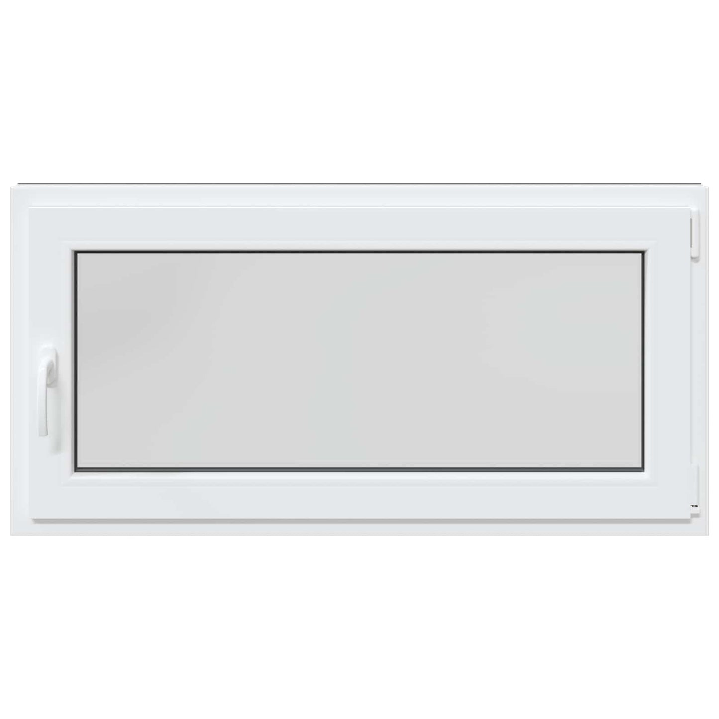 Kjølevindu RISOR 120 x 60 cm PVC og glass Antrasitt