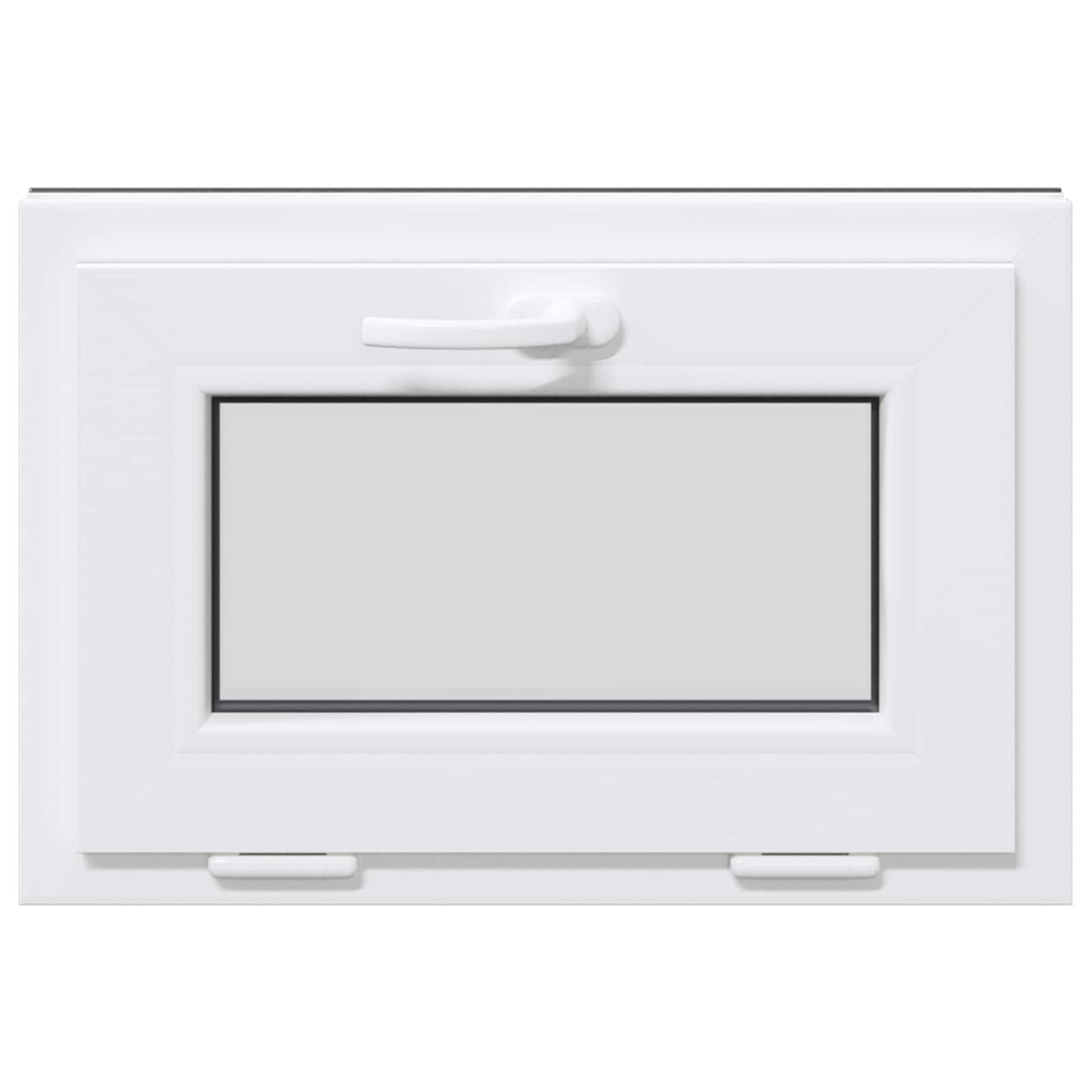Kjølevindu RISOR 60 x 40 cm PVC og glass Antrasitt