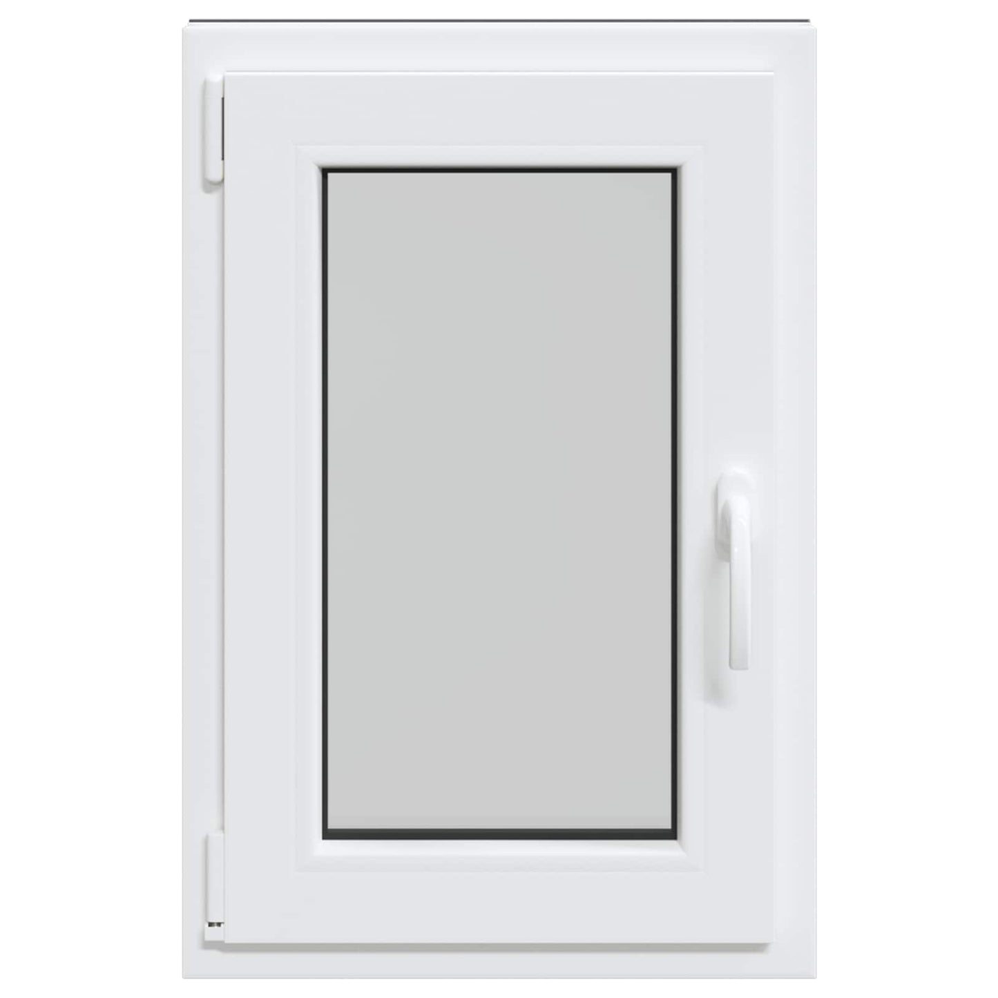Kjølevindu RISOR 50 x 75 cm PVC og glass Antrasitt