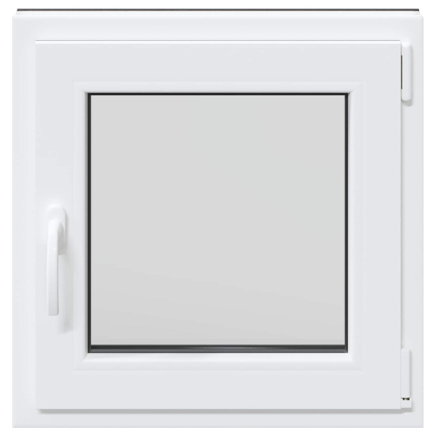 Kjølevindu RISOR 60 x 60 cm PVC og glass Antrasitt