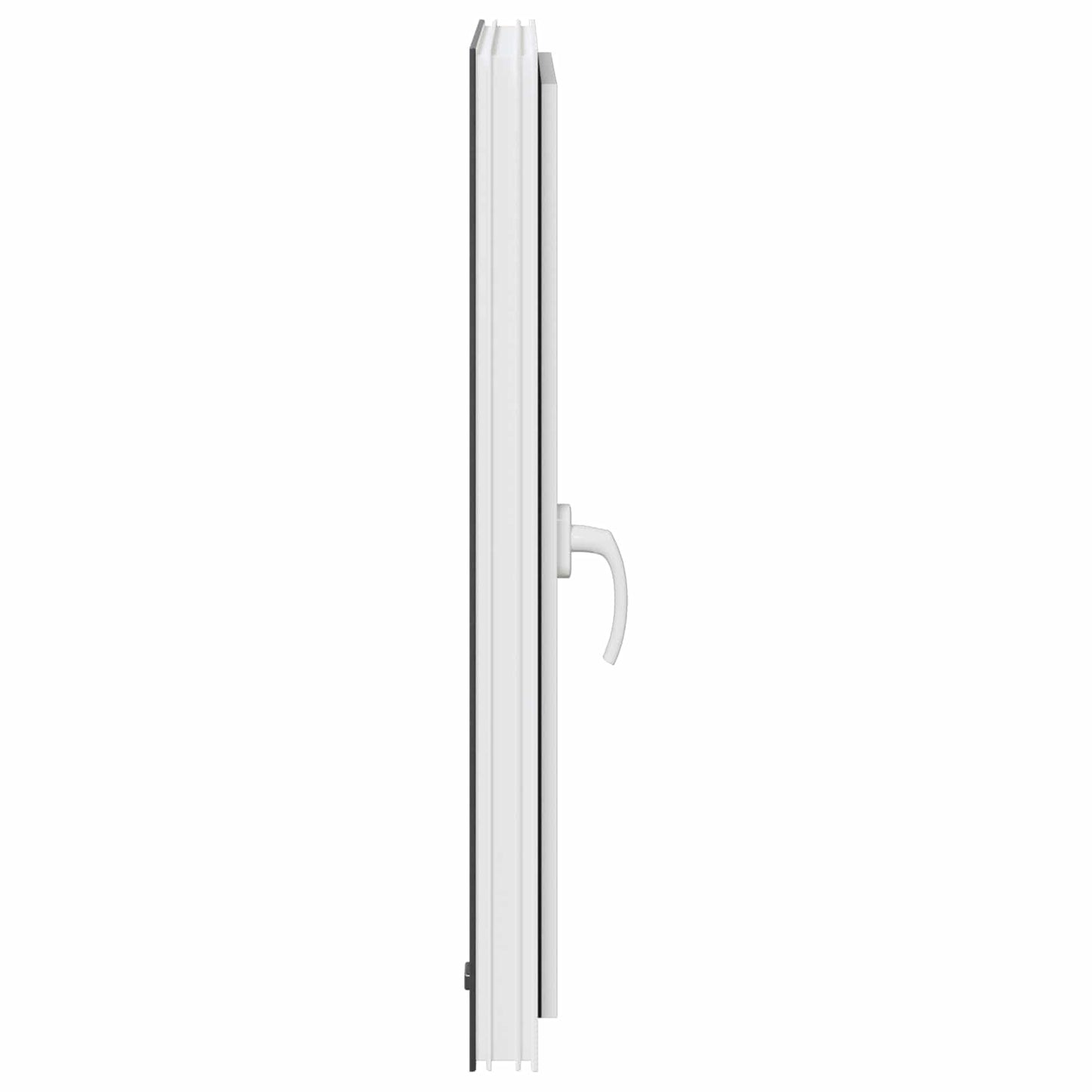 Kjølevindu RISOR 60 x 80 cm PVC og glass Antrasitt