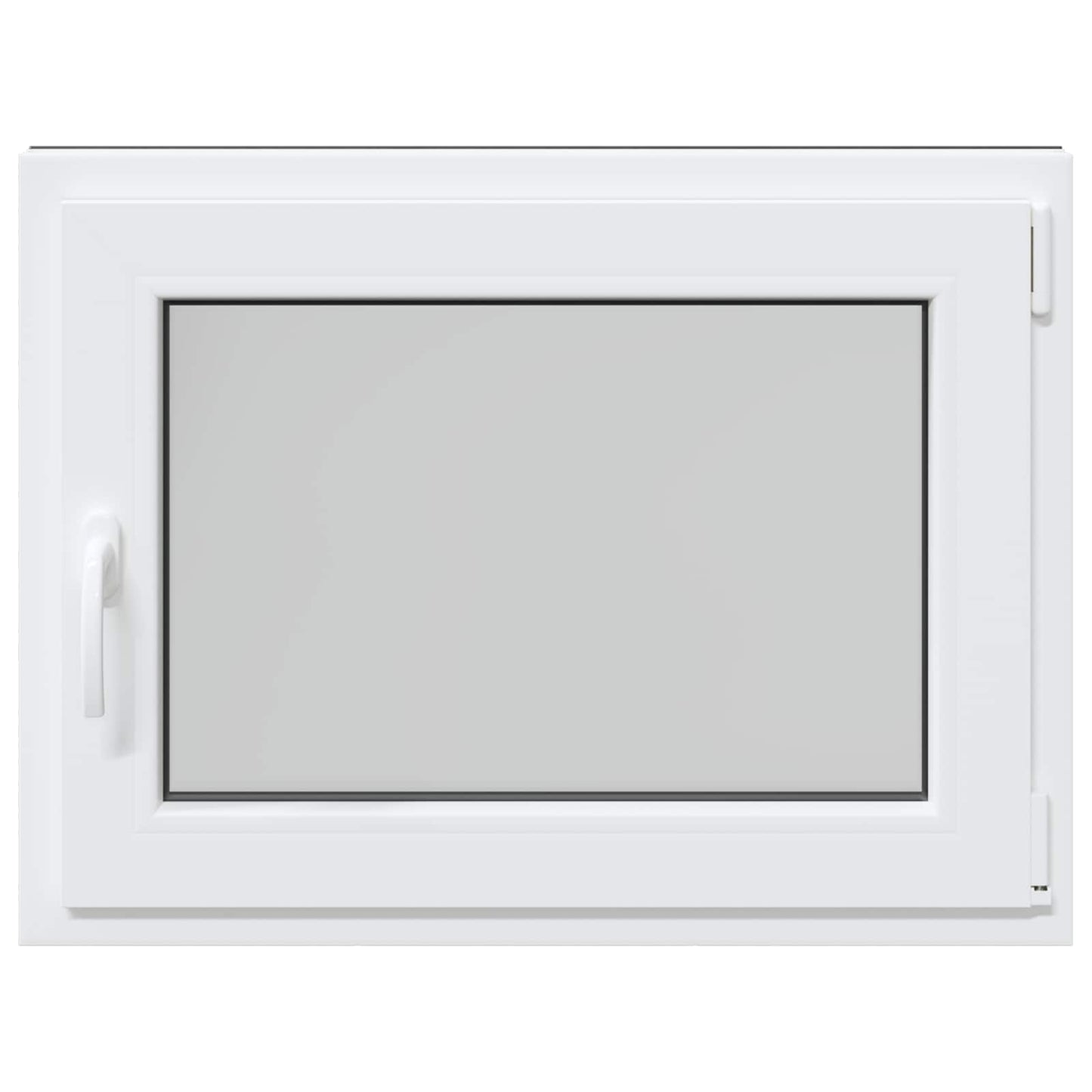 Kjølevindu RISOR 80 x 60 cm PVC og glass Antrasitt