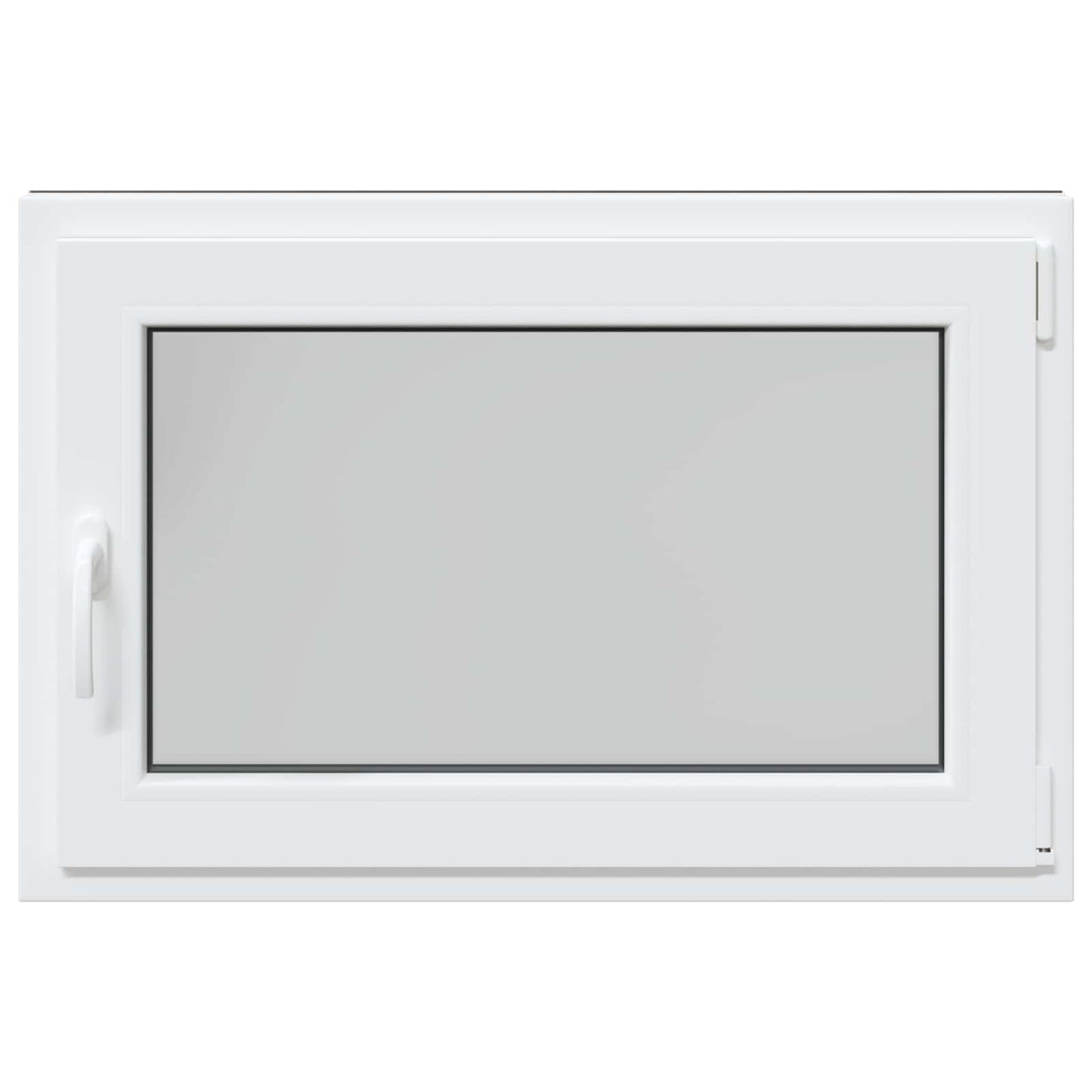 Kjølevindu RISOR 90 x 60 cm PVC og glass Antrasitt