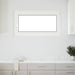 Kjølevindu RISOR 110 x 50 cm PVC og glass Antrasitt