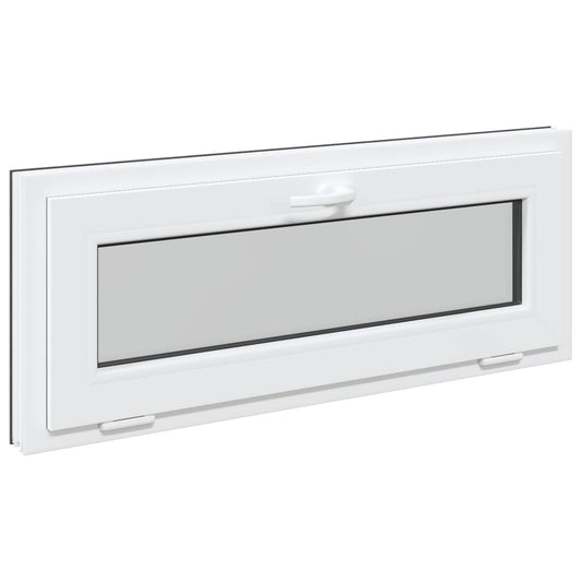 Kjølevindu RISOR 100 x 40 cm PVC og glass Antrasitt