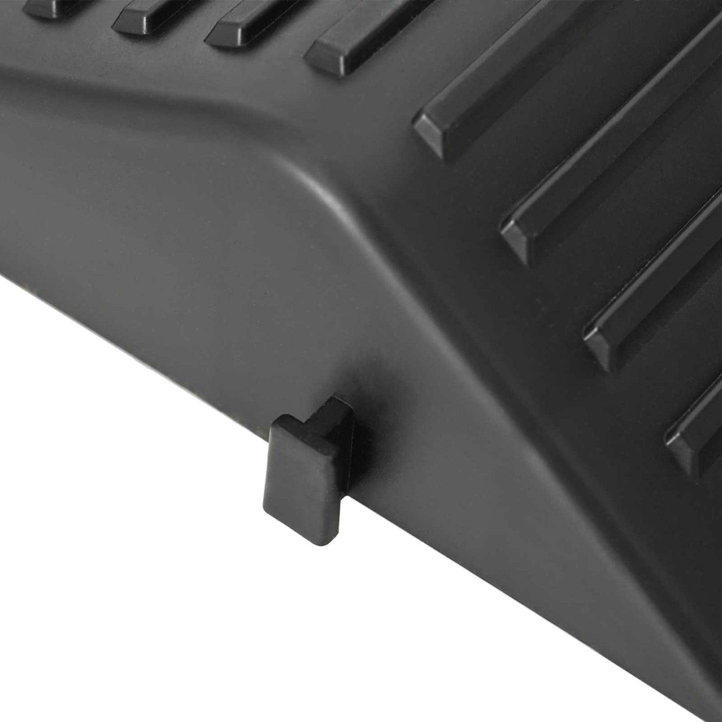 Dekkbeskyttere 4 stk. Svart 44 x 20 x 4 cm PP