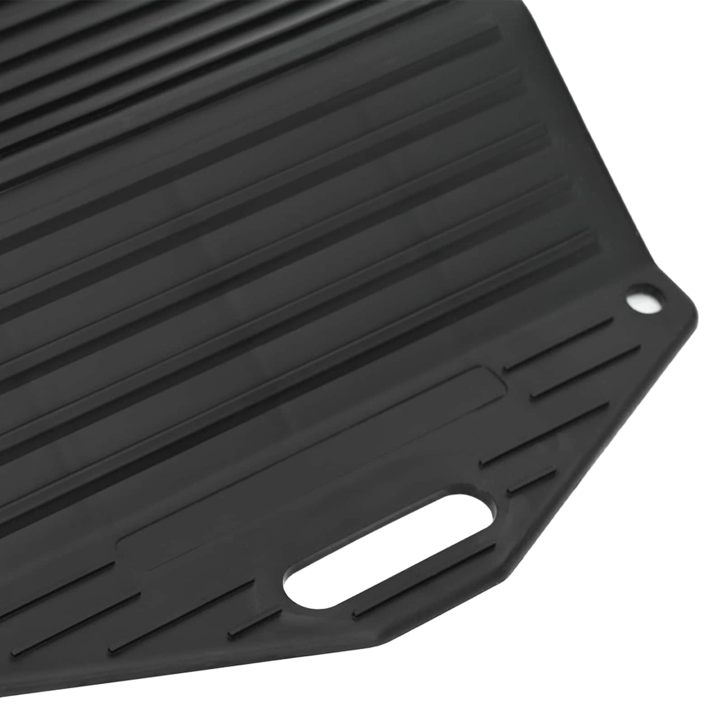 Dekkbeskyttere 4 stk. Svart 44 x 20 x 4 cm PP