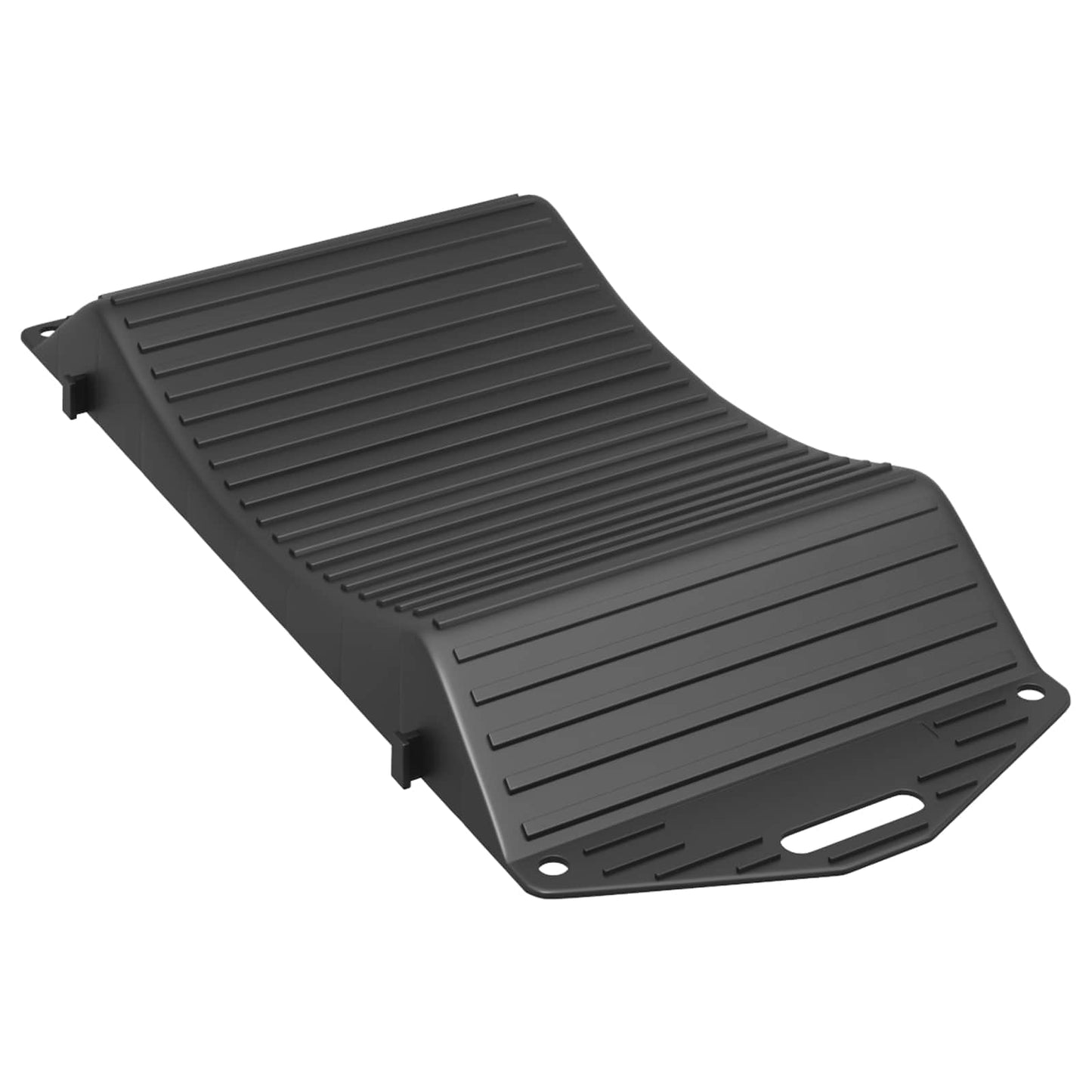 Dekkbeskyttere 4 stk. Svart 44 x 20 x 4 cm PP