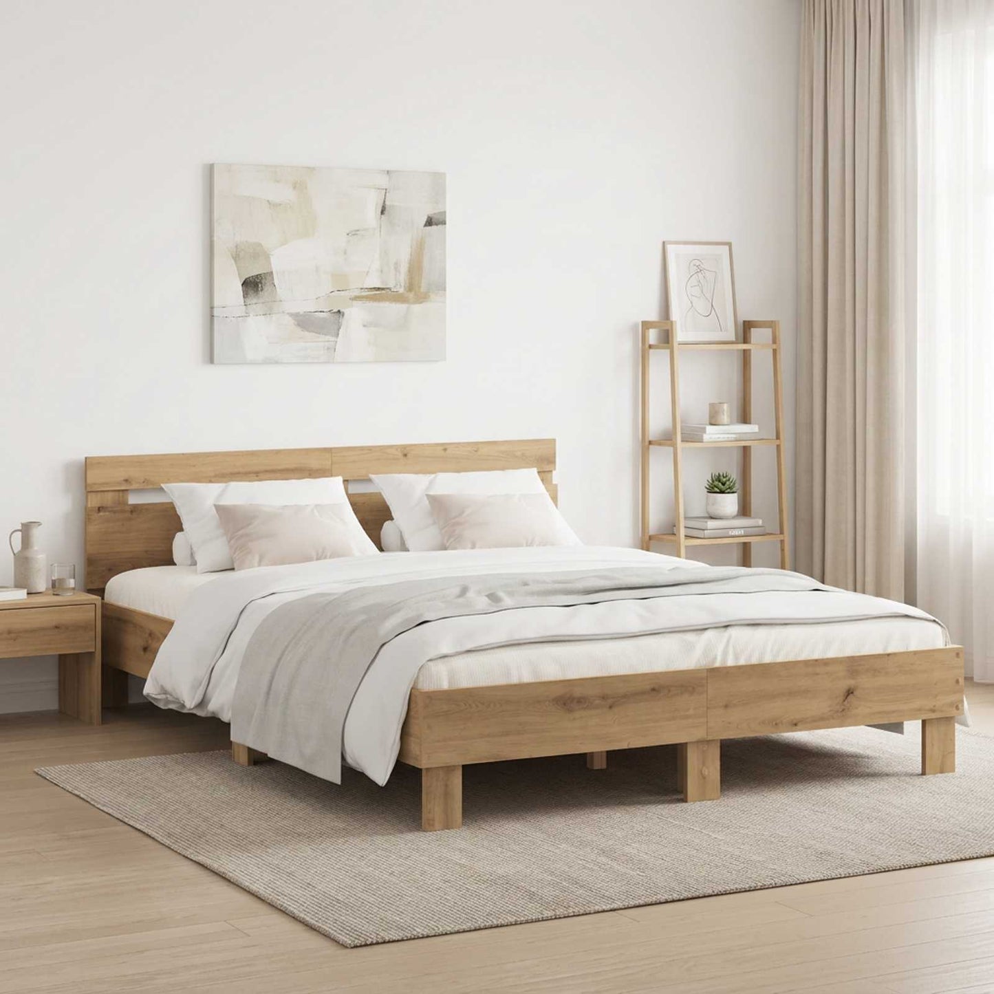 Sengestamme Artisan eik 140 x 190 cm Konstruert tre