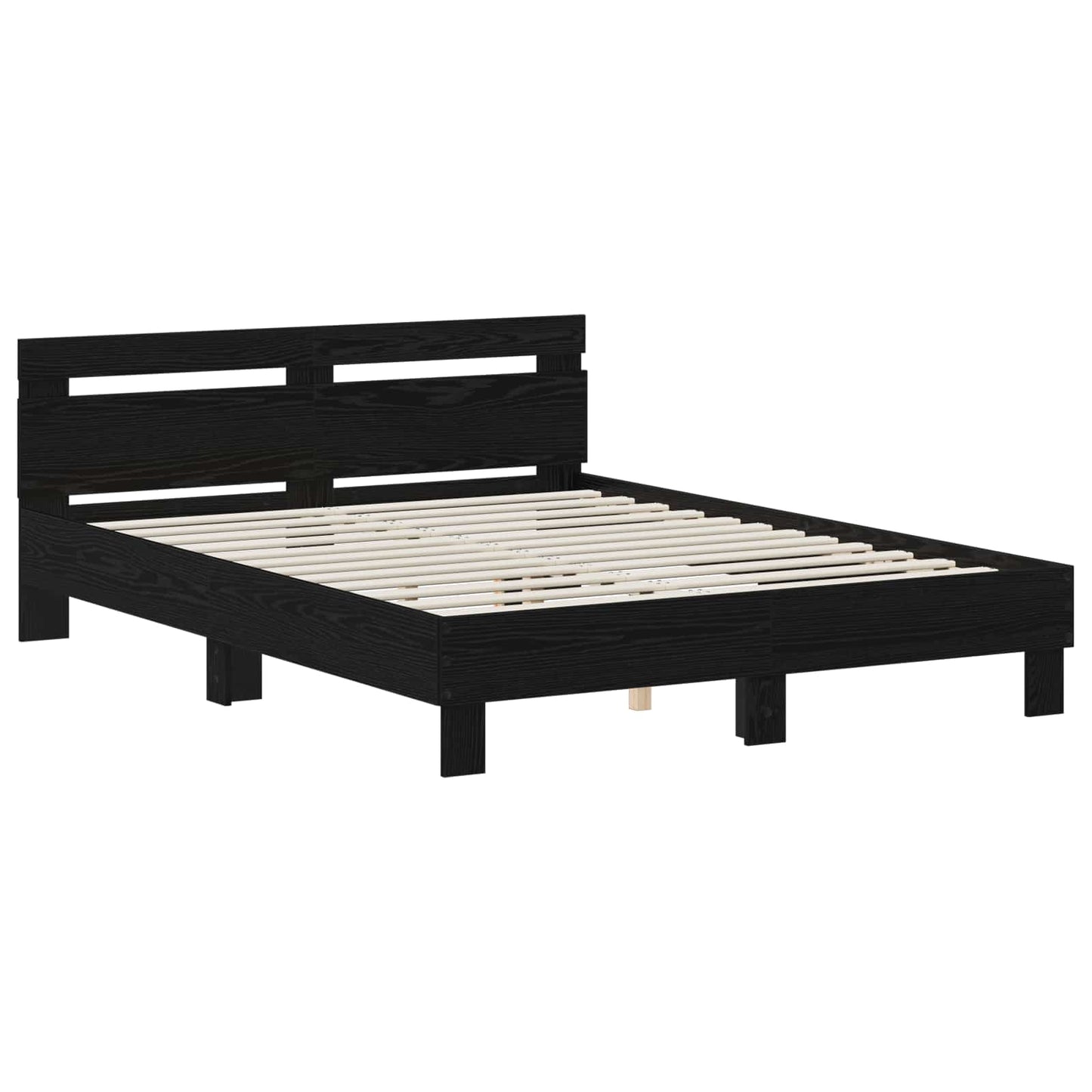 Sengestamme Svart eik 140 x 190 cm Konstruert tre