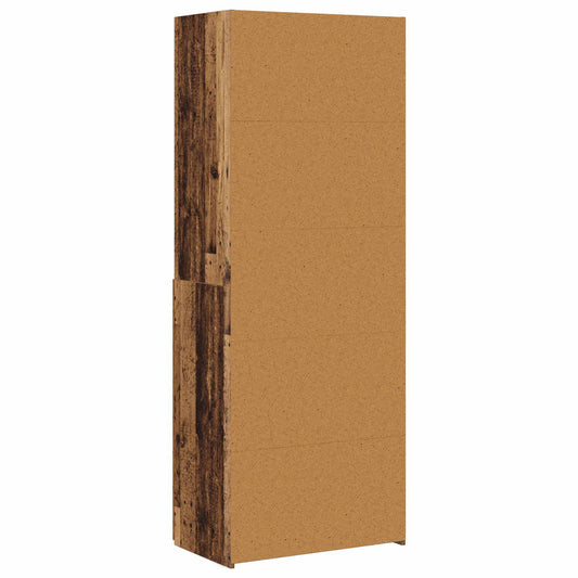 Bokhylle Gammelt tre 30 x 42,4 x 185,2 cm