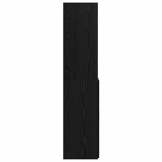 Bokhylle Svart eik 30 x 42,4 x 185,2 cm