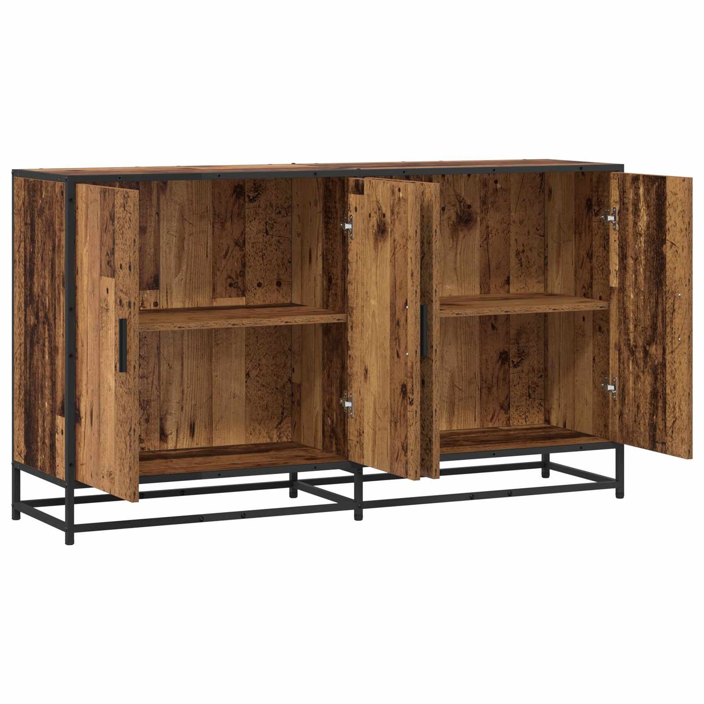 Serviesskap Gammelt tre 134 x 35 x 76 cm Konstruert tre