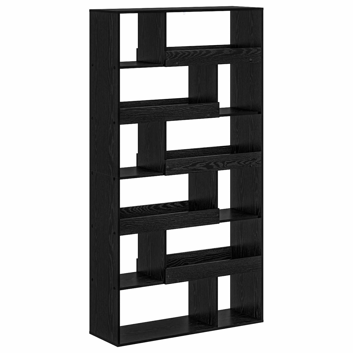 Bokhylle Svart eik 100 x 33 x 156,5 cm Konstruert tre