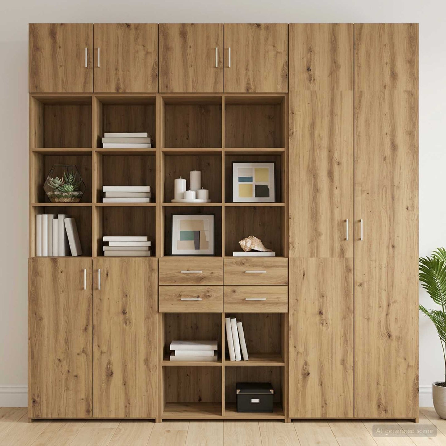 Lagringsskap med Hyller Artisan eik 70 x 42,5 x 225 cm