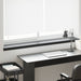 Vinduskarmer Svart med trestruktur 160 x 20 x 4,5 cm PVC
