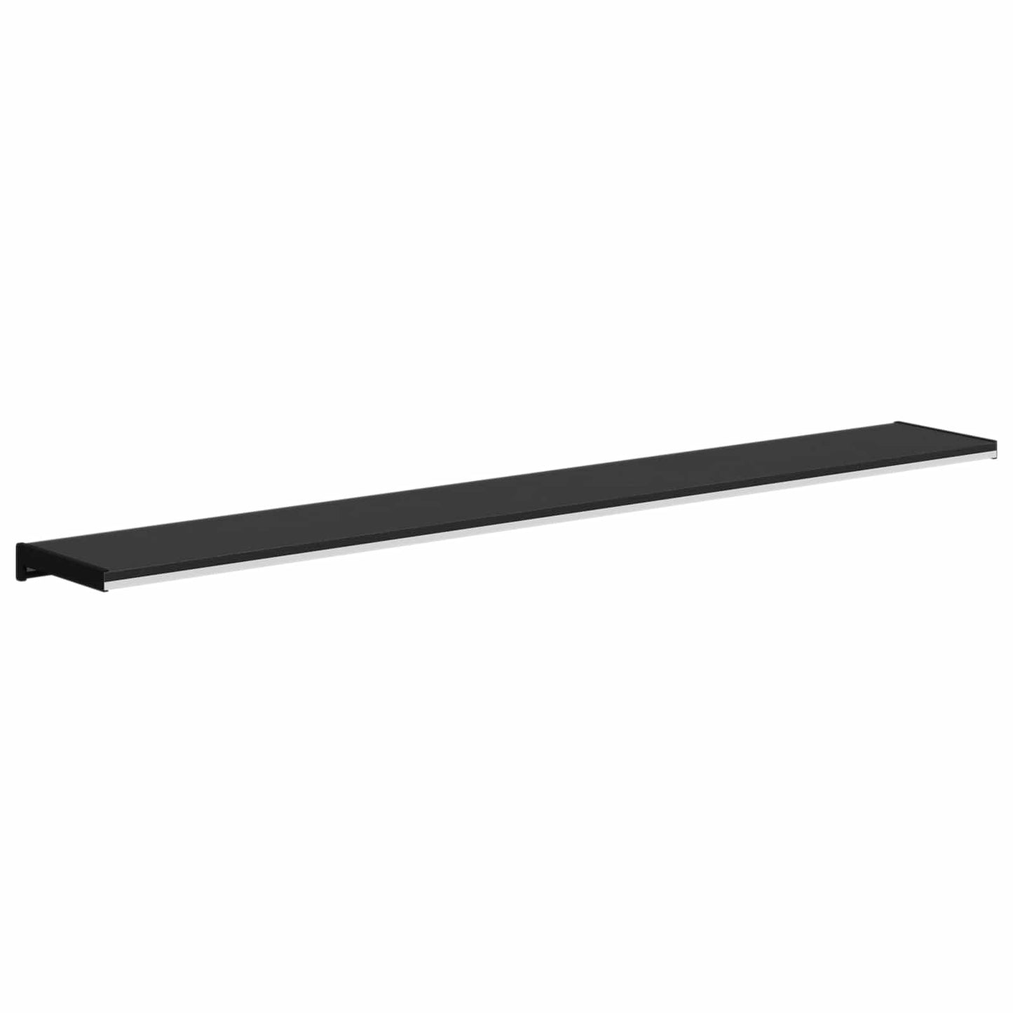 Vinduskarmer Svart med trestruktur 160 x 20 x 4,5 cm PVC