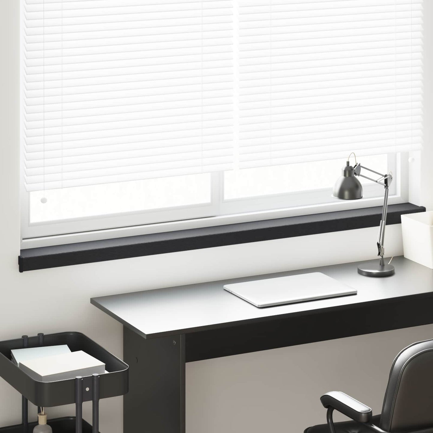 Vinduskarmer Antrasitt med treslag 160 x 15 x 4,5 cm PVC