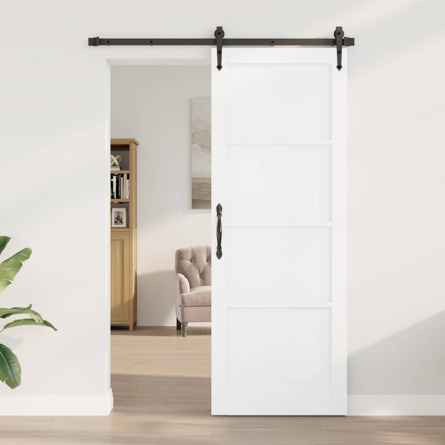 Innvendig Dør Hvit 78 x 211 cm Kryssfinér