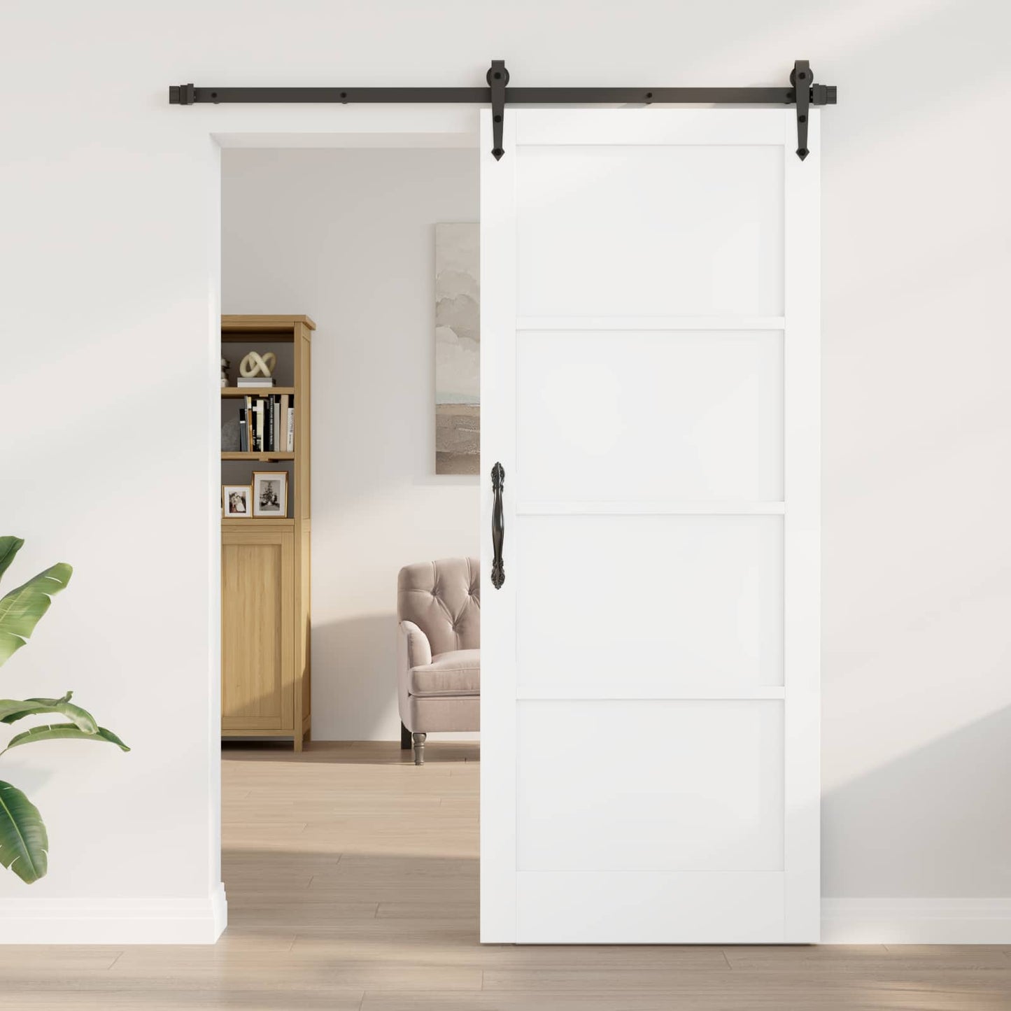 Innvendig Dør Hvit 86 x 211 cm Kryssfinér