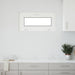 Kjølevindu RISOR 80 x 40 cm PVC og glass Antrasitt