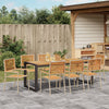 Hage Spisegruppe 9 pcs Beige 200 x 80 x 75 cm polyrotting