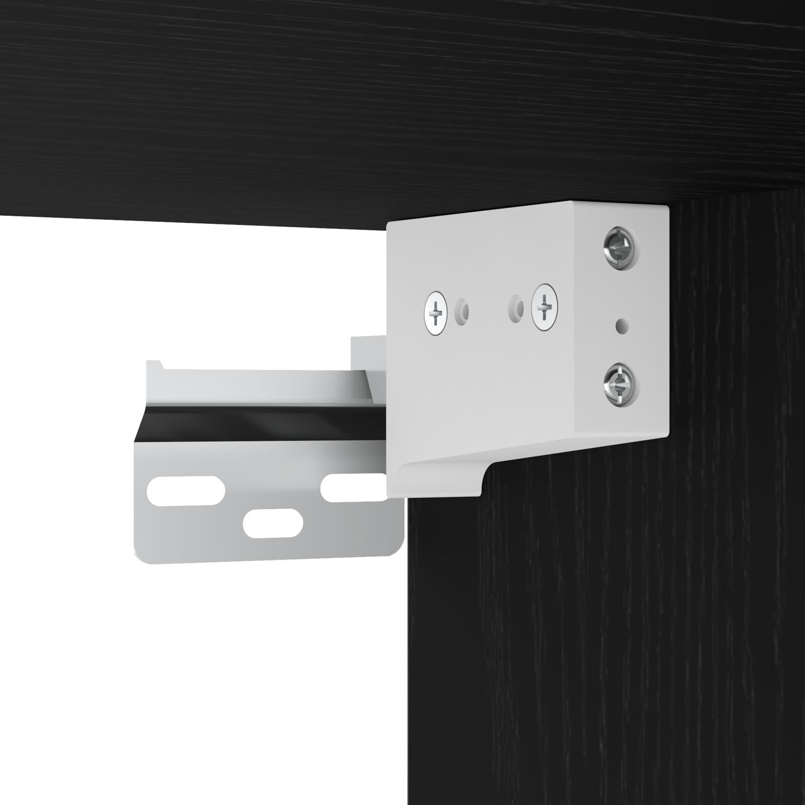 Bademøbelsett 3 pcs Svart Eik 90 x 38.5 x 46 cm Konstruert tre