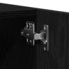 Bademøbelsett 3 pcs Svart Eik 90 x 38.5 x 46 cm Konstruert tre