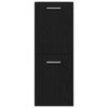 Bademøbelsett 3 pcs Svart Eik 90 x 38.5 x 46 cm Konstruert tre