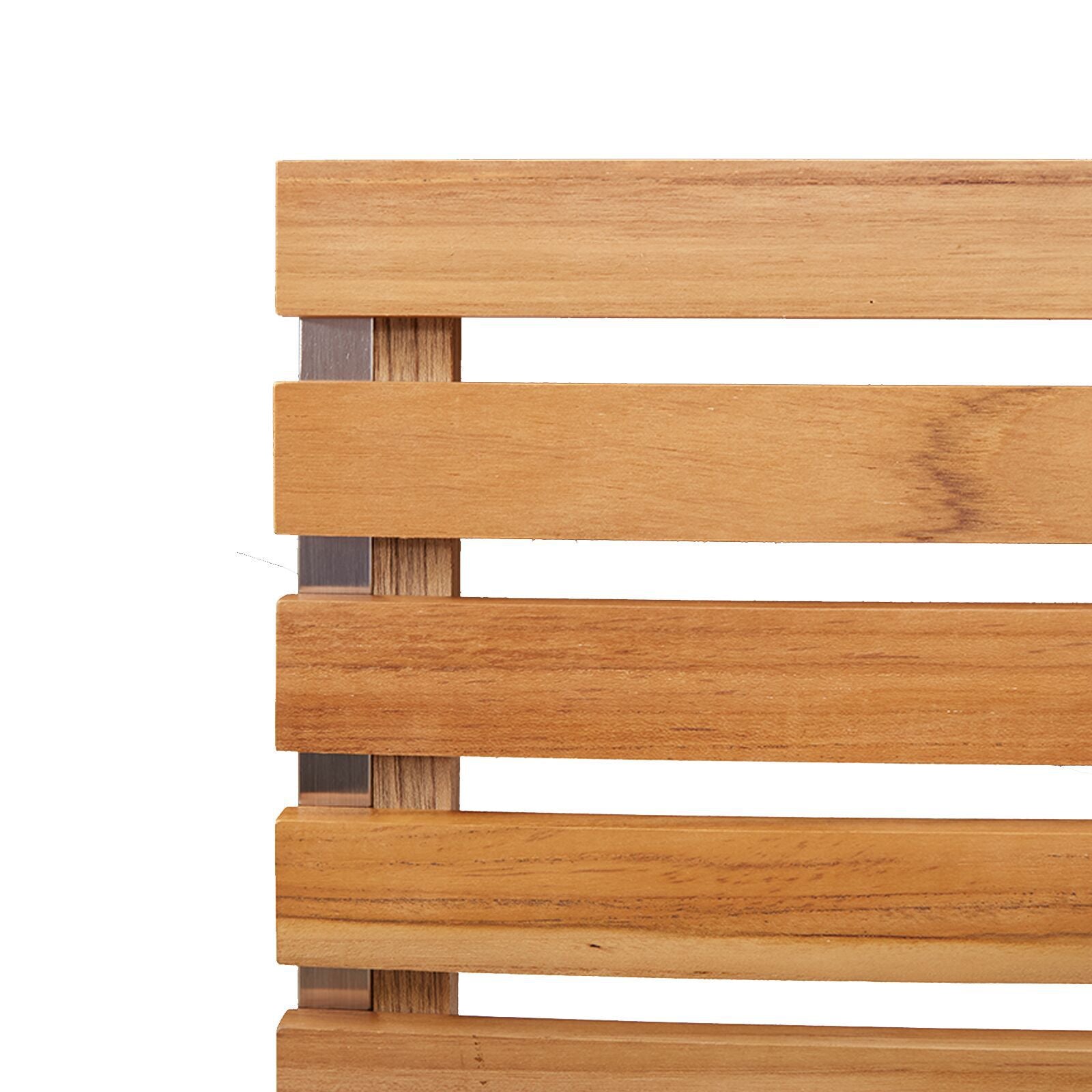 Hage Stol 4 pcs Brun 56 x 54.5 x 87cm Massivt teaktre